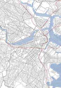 Boston map