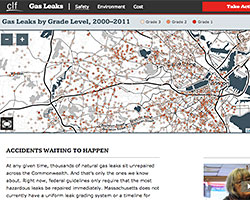 Gas Leaks Map
